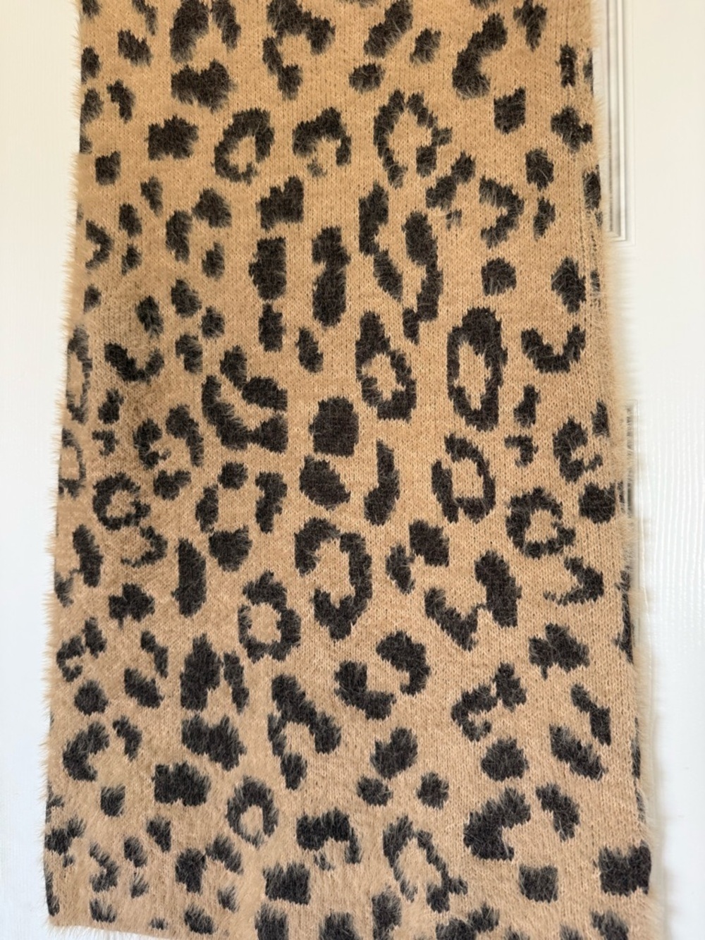 Mystree Women’s Leopard Fuzzy Midi Skirt size M - Picture 2 of 7